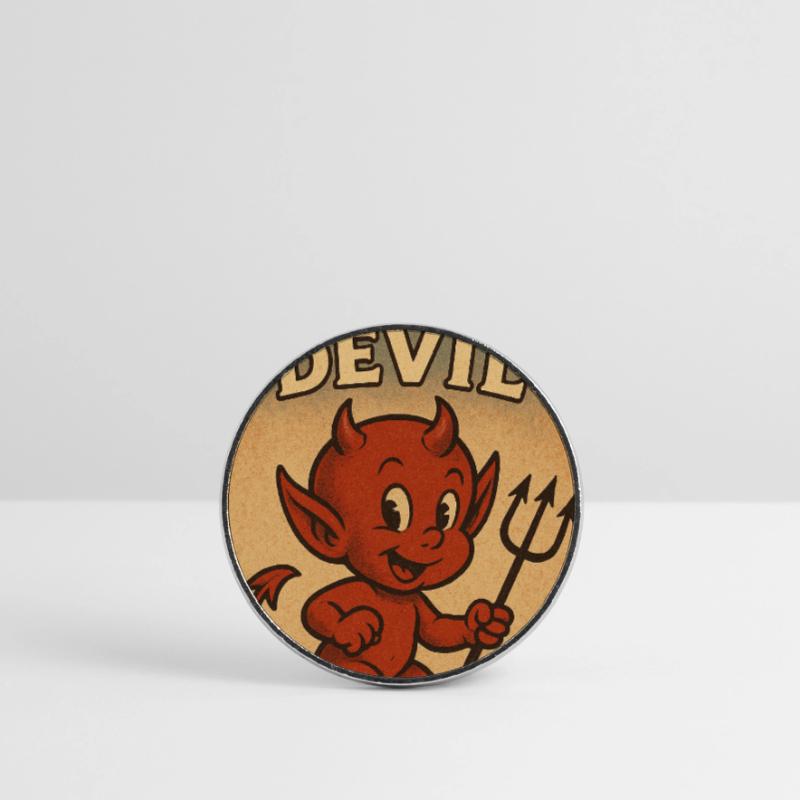 Little devil Round  fridge magnet