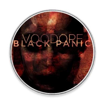 Black Panic Live Poster - Runder Kühlschrankmagnet - Weiß - Vorne
