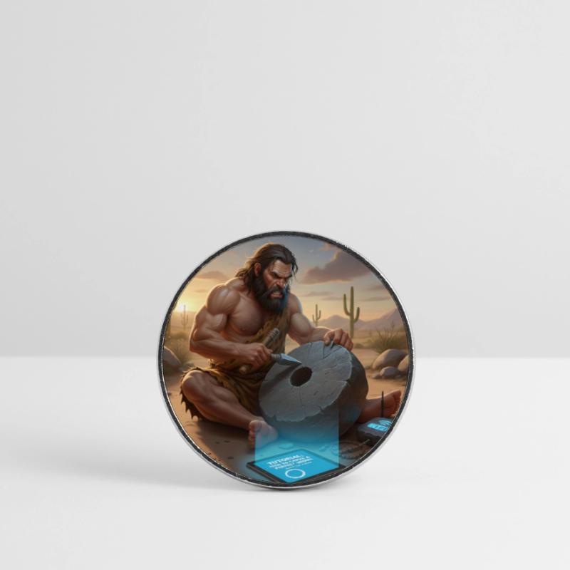 Caveman Tech Support - The First Tutorial Round  fridge magnet