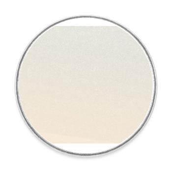 Beige Dream - Runder Kühlschrankmagnet - Weiß - Vorne