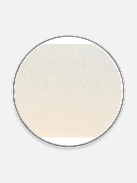 Beige Dream - Runder Kühlschrankmagnet - Weiß