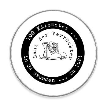 LdV_Design_2016 - Runder Kühlschrankmagnet - Weiß - Vorne