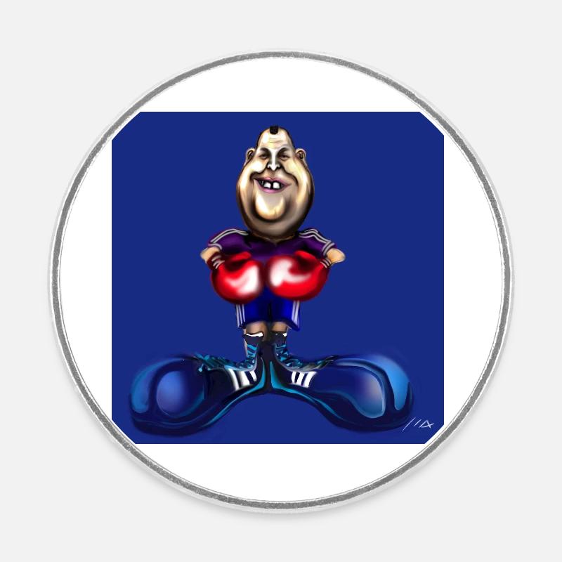 Chris I. - Magnet rond - blanc