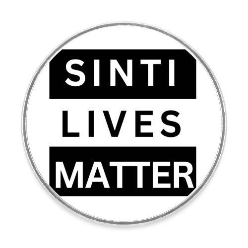 Sinti Lives Matter - Runder Kühlschrankmagnet