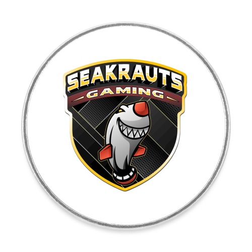 Seakrauts-Gaming - Runder Kühlschrankmagnet