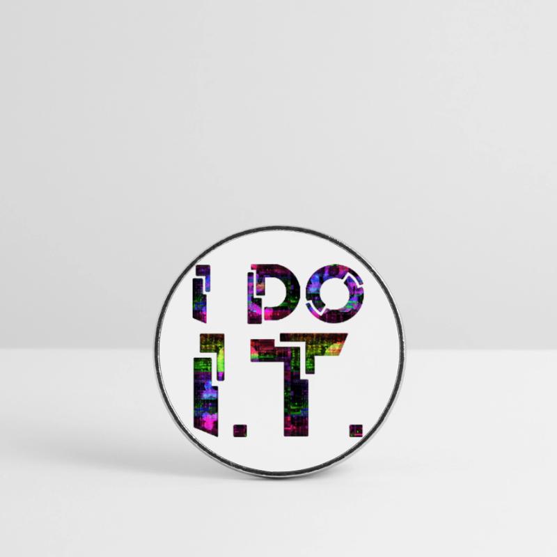 IT guy support geek computer computer geek i do it Round  fridge magnet