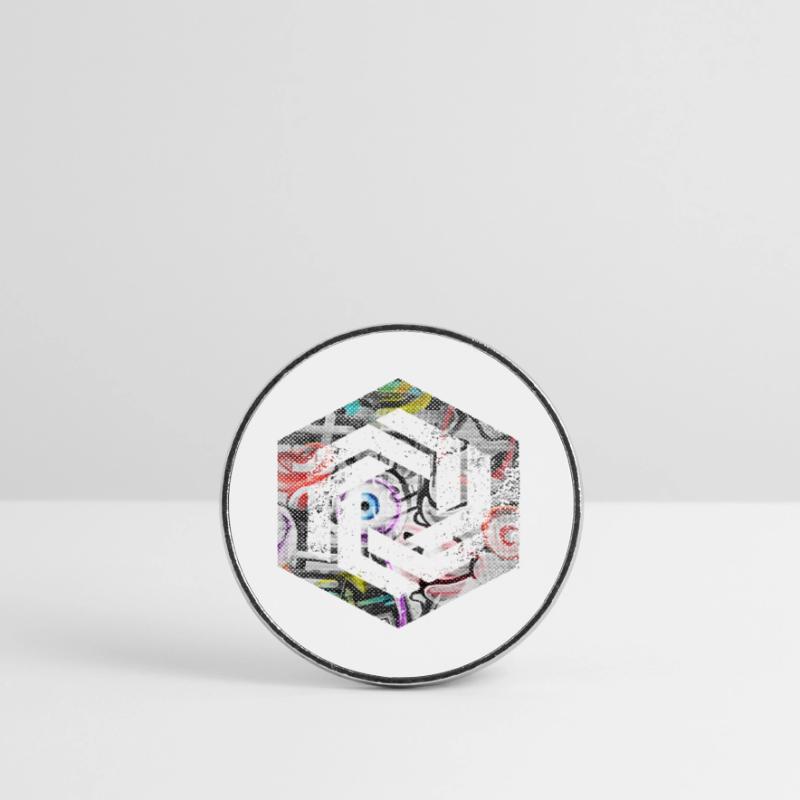 hexagon programming programmer coding geometric Round  fridge magnet