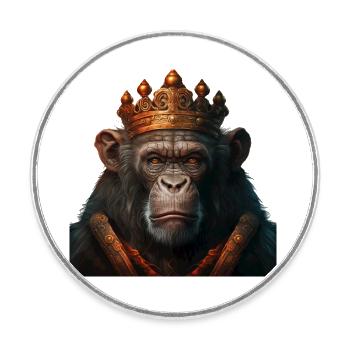 Majestic Ape - Magnet rond - blanc - Devant