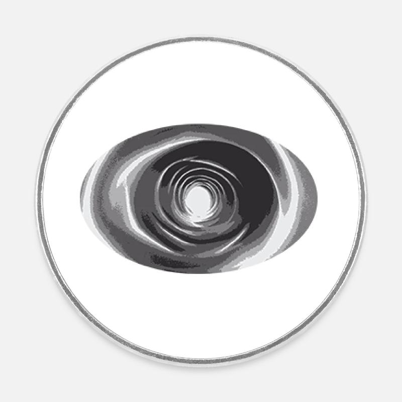 void 3 - Magnet rond - blanc