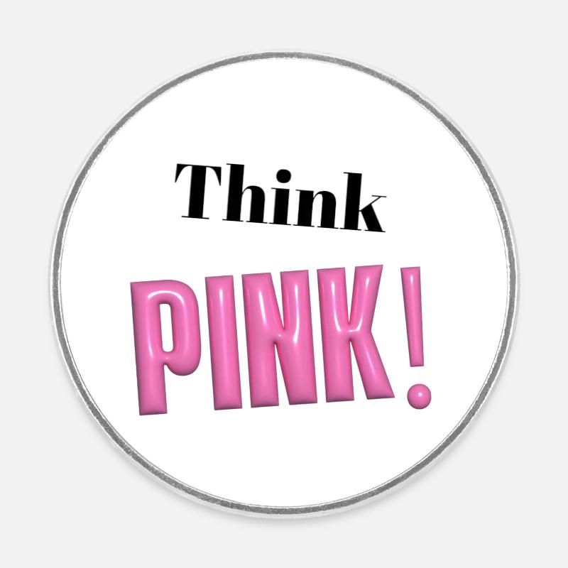 Sayings - Round  fridge magnet - white