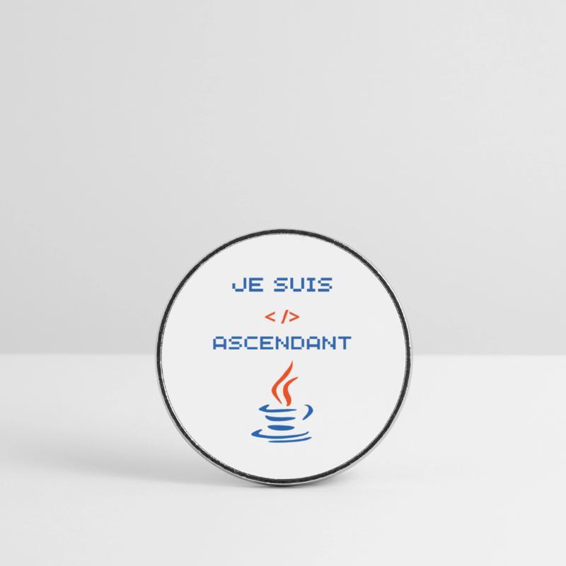 Gift for Java Developer Round  fridge magnet