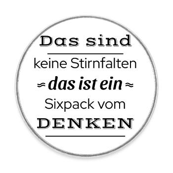 Witzige geschenkideen - Runder Kühlschrankmagnet - Weiß - Vorne