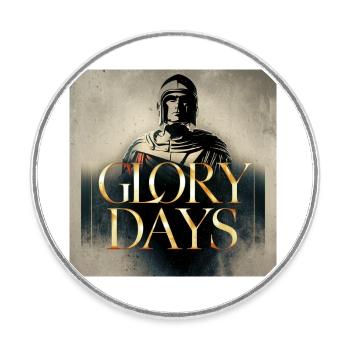 Jours de gloire - Magnet rond - blanc - Devant