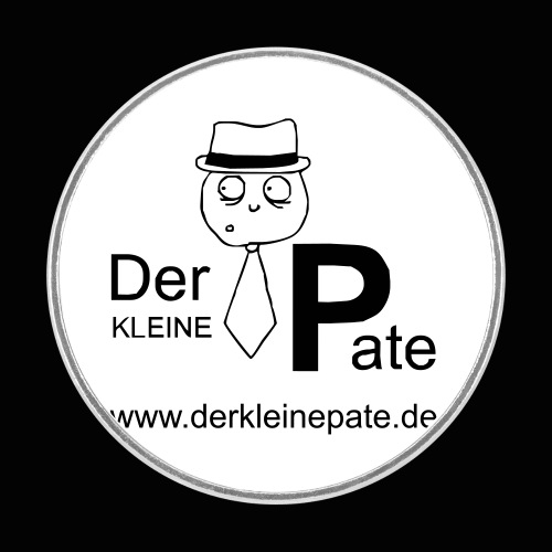 Der kleine Pate - Logo - Runder Kühlschrankmagnet
