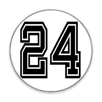 24 Erzincan - Round  fridge magnet - white - Front