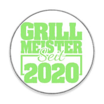 2020 - Runder Kühlschrankmagnet - Weiß - Vorne