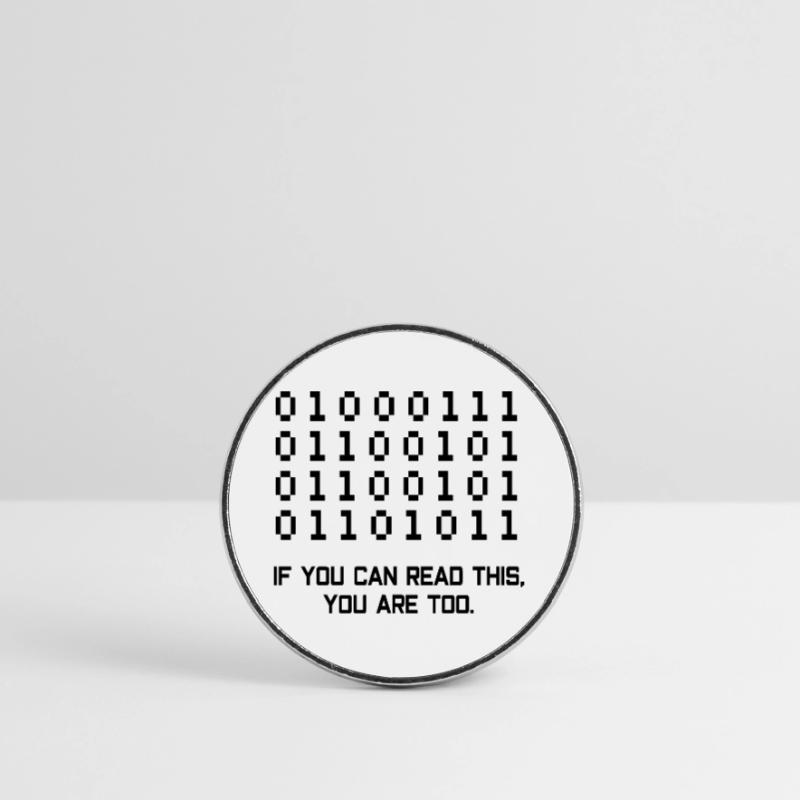 If You Can Read This Coder Programmer Comupter Dev Runder Kühlschrankmagnet