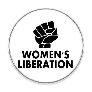 Womens liberation - Runder Kühlschrankmagnet - Weiß - Vorne