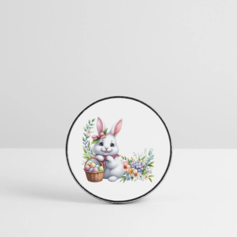 Easter Easter Bunny Easter Saturday Easter Sunday Easter Eggs Spring Round  fridge magnet