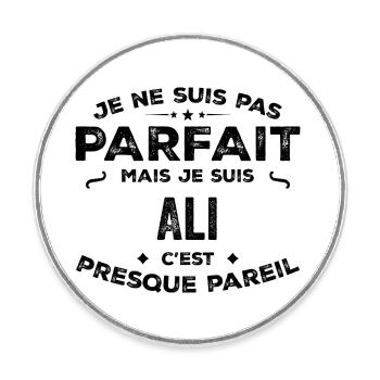 Ali – A Funny and Proud First Name, Legend - Round  fridge magnet - white - Front