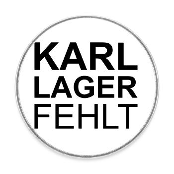 Lustige Sprüche - Runder Kühlschrankmagnet - Weiß - Vorne