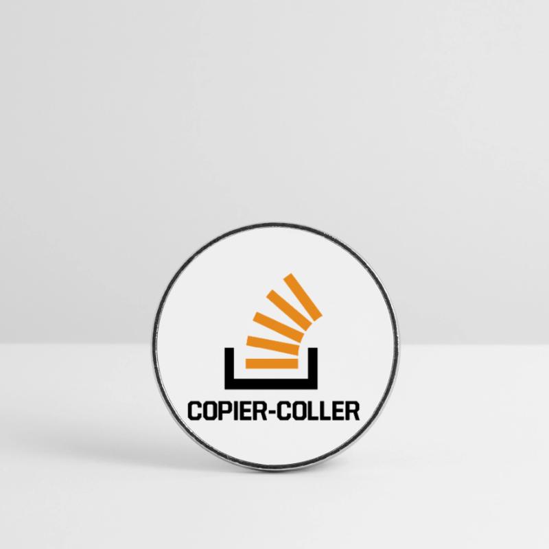 Copier Coller Programmer Software Developer Nerd G Runder Kühlschrankmagnet