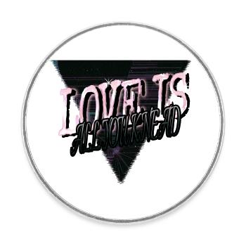 Beach Dinosaur Lover Beard Gang Bodybuilding - Magnet rond - blanc - Devant