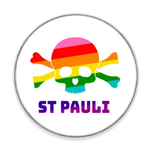 LGBTQ Sankt Pauli - Runder Kühlschrankmagnet