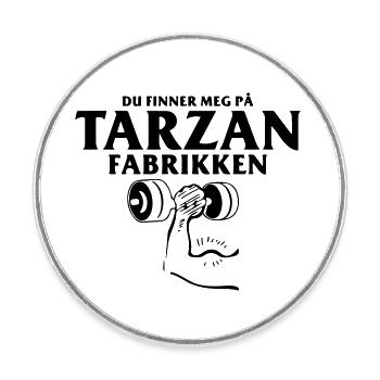 You can find me at the factory - Round  fridge magnet - white - Front