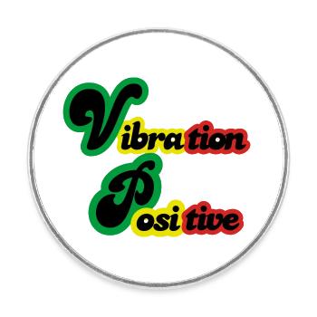 Portez Vos Valeurs avec la Collection de T-Shirts - Magnet rond - blanc - Devant