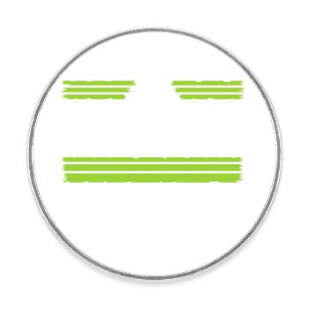 charpentier scie abattage plombier plombier hobbyists axes - Magnet rond - blanc - Devant