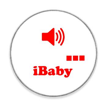 Grossesse Baby shower Babyshower Boy Girl - Magnet rond - blanc - Devant