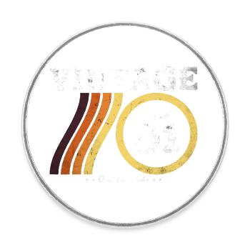 Retro Vintage 2001 - Classic Limited Edition 23 - Round  fridge magnet - white - Front