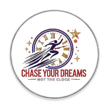 dreams - Magnet rond - blanc - Devant