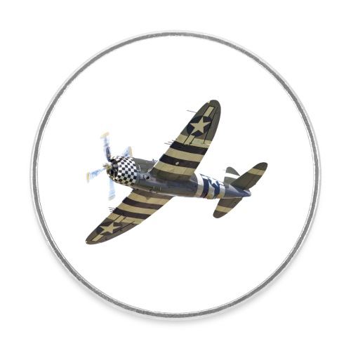 P-47 Thunderbolt - Runder Kühlschrankmagnet