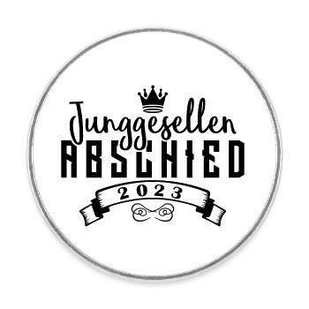 junggesellen abschied 2023 - Runder Kühlschrankmagnet - Weiß - Vorne