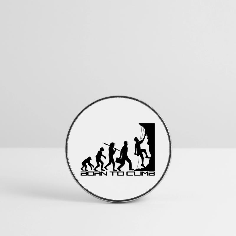 né pour gravir l'évolution évolution née raide Magnet rond