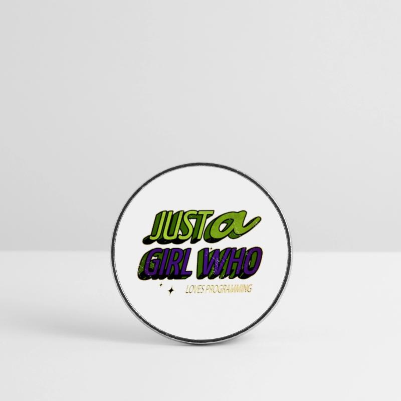 Programming Language Programming DADs Favorite Round  fridge magnet