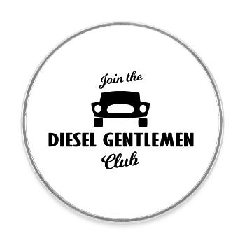 Membre du Fan Club Diesel - Magnet rond - blanc - Devant