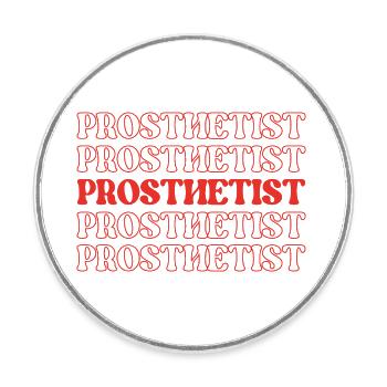 Prosthetist Prosthetic Expert Prosthesis Maker - Round  fridge magnet - white - Front