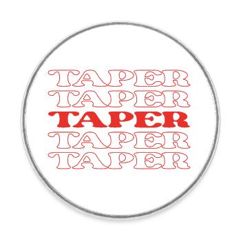 Verjüngung Trockenbau Trockenbau Putzer Gips - Runder Kühlschrankmagnet - Weiß - Vorne