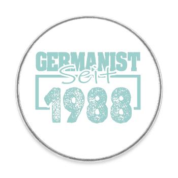 Germanist 1988 - Round  fridge magnet - white - Front