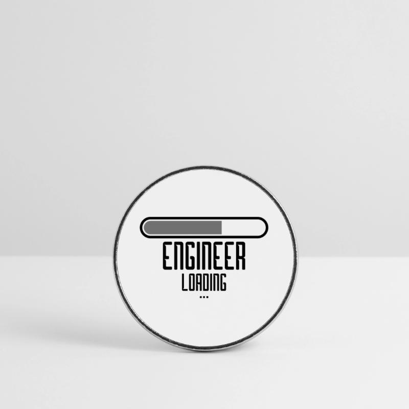 loading loading loading engineer please wait wait Round  fridge magnet