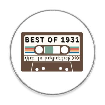 Best of 1931 - Round  fridge magnet - white - Front
