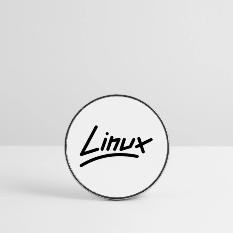 Linux - Vector Round  fridge magnet