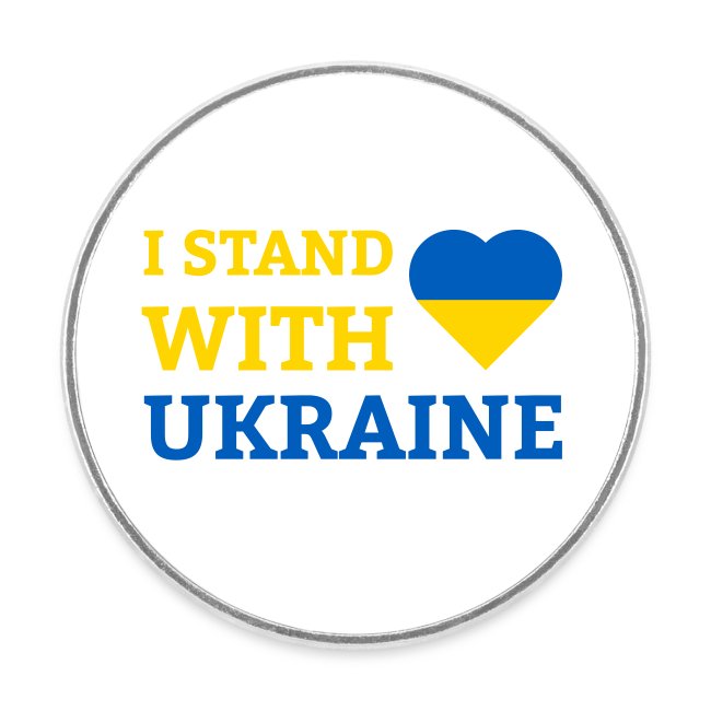 I stand with Ukraine Herz Solidarität & Support