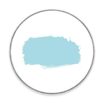 Splashes of Color Blobs splashes of paint Painter Gift - Round  fridge magnet - white - Front