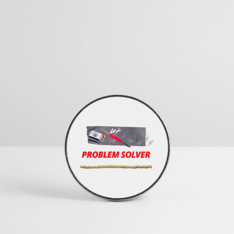 PROBLEM SOLVER TOOLS Round  fridge magnet