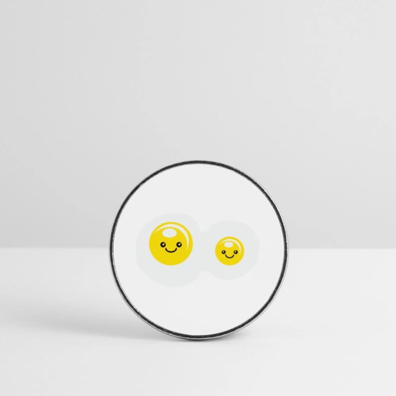 Fried eggs Round  fridge magnet