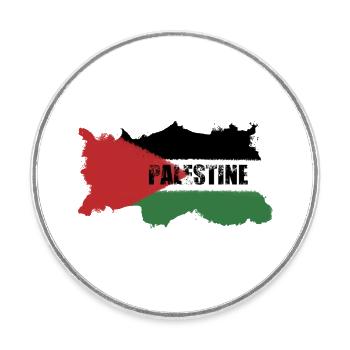 Palestine - Magnet rond - blanc - Devant